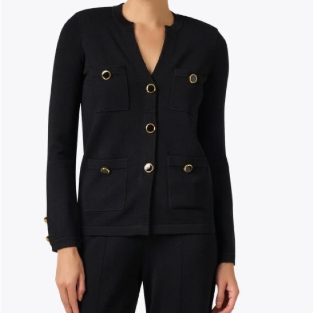 Elegant St. John Navy Women's Suit Set